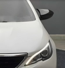 Накладки на дзеркала Peugeot 308 2 T9 чорні