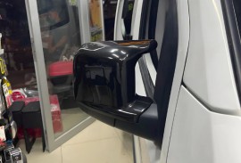 Кришки на дзеркала Fiat Fiorino Qubo чорні