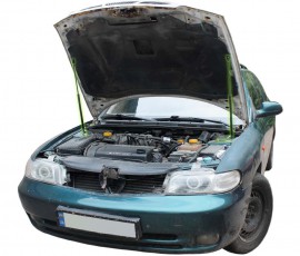 Газовые упоры капота Daewoo Nubira 1 97-02 комплект 2шт