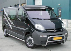 Козирок на лобове скло Renault Trafic 01-14 чорний
