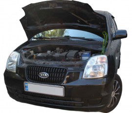Газовый упор капота Kia Picanto 1 04-10 на штатные места