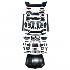 Полный обвес на Bmw 5 G30 / F90 16-20 в дизайне рестайлнга 2020+ широкая версия LCI