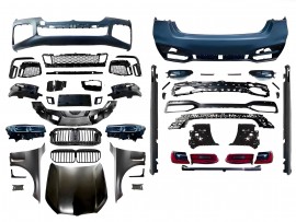 Обвес BMW 7 G12 для авто 15-19 годов в дизайне рестайлинга M760 BLACK LCI 2019+