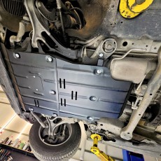 Защита двигателя для Volkswagen Touareg 1 2002-2010 под мотор и коробку