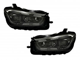 Передние фары Mercedes GLE V167 / C167 19-23 в дизайне рестайлинга 2023+ с блоками
