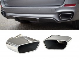 Насадка на вихлопні труби BMW X5 F15 M Paket Chrome 2 шт 14-18