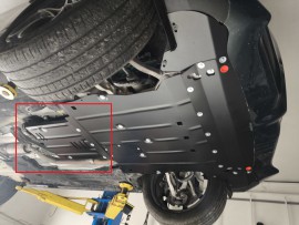 Защита коробки передач Alfa Romeo Stelvio V-2L сталь 2мм