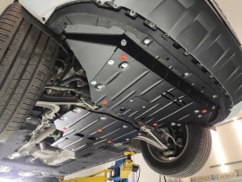 Защита двигателя Audi Q8 4M и коробки вместо пыльника сталь 2мм