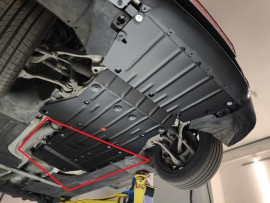 Защита коробки передач BMW 3 G20 4WD и раздатки сталь 2мм