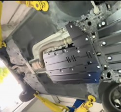 Защита поддона картера и коробки BMW X3 G01 2WD на штатные места 17-24