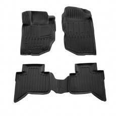 Резиновые коврики Mitsubishi L200 6 с 2024 года 5шт серия 3D Line