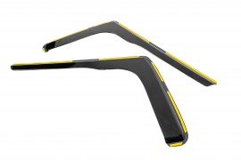 Вставные дефлекторы Ford Transit 7 2014+ 2шт черные