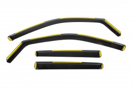 Вставные ветровики для Mercedes ML W166 / GLE 11-18 4шт