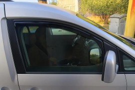 Вставные ветровики дверей Volkswagen Caddy 03-15 под резинку