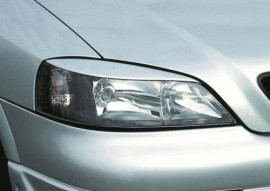 Реснички на фары Опель Астра G (накладки фар Opel Astra G Classic)