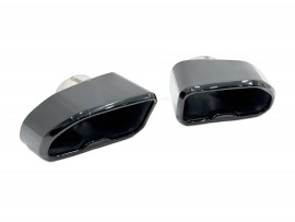 Насадки на вихлопні труби BMW X4 G02 2019+ M Paket чорні