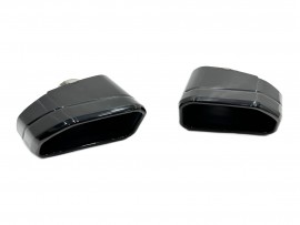 Насадки на глушник BMW X3 G01 M Paket рестайл 22-24 чорні