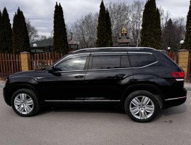 Ветровики Volkswagen Teramont с хром молдингами 6шт 2018+