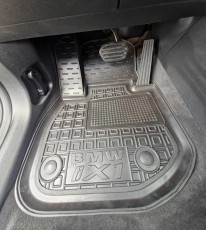 Резиновые коврики для BMW iX1 U11 Long с 2022 года борт 25мм