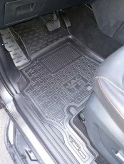 Коврики в салон Jac T9 2024+ дизайн 3D комплект на 2 ряда