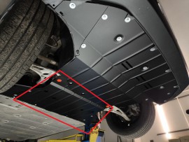 Защита разъемов батареи Hyundai Kona 1 Electric OS 17-23