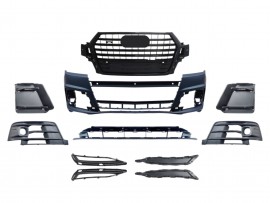 Передній бампер Audi Q7 4M S-Line 2015-2019 ABS Black