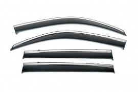 NIKEN  Вітровики вікон Toyota Venza 2 з хром молдингами 4шт 2020+