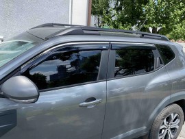 NIKEN  Вітровики вікон Renault Duster 3 з хромом молдингами 4шт на скотчі 2024+