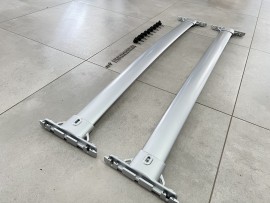 Поперечные рейлинги для Toyota Land Cruiser 200 OEM дизайн цвет серый