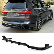 Юбка заднего бампера BMW X7 G07 диффузор M-Paket Paradigm 2019+