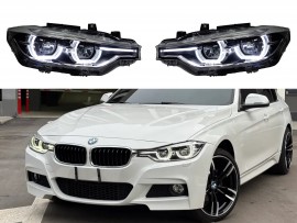 Передні фари на BMW 3 F30 / F31 Full Led 2шт галоген в Led 2012-2018
