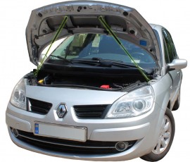 Газовые упоры капота Renault Scenic 2 2003-2009 комплект 2шт