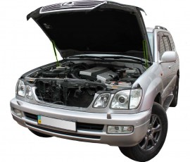 Газовые упоры капота Toyota Land Cruiser 100 комплект 2шт 1997-2006