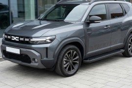 Силовые пороги Renault Duster 3 поколения с 2024 года дизайн Almond