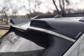 Накладки на дах Renault Duster 3 ABS пластик 2шт чорні глянець