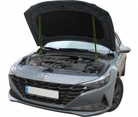 Упоры капота Hyundai Elantra 7 2018+ комплект 2 амортизатора