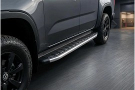 Пороги для Volkswagen Amarok 2 поколения дизайн Fullmond 2шт