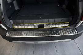Хром накладка на порог багажника Toyota Prado J250 2023+ нержавейка