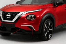 Хром накладки на фары Nissan Juke 2 2020+ 2шт нержавейка