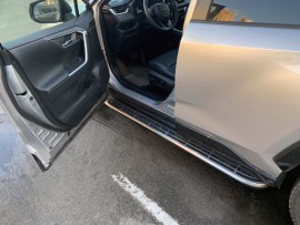 OEM пороги для Toyota RAV 4 5 поколения 2018-2025 2шт