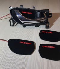 Led подсветка ручек Nissan Qashqai J11 2014-2020 комплект 4шт c логотипом