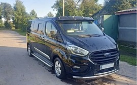 Захисна дуга бампера Ford Transit Custom 2012+ подвійна діаметр труб 60/60