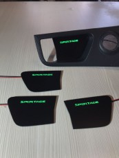 Led підсвічування ручок Kia Sportage 2 з логотипом 2004-2010 4шт