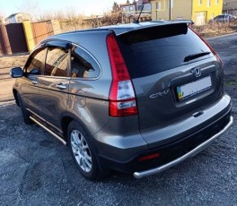 Захист заднього бампера Honda Cr-V 3 06-12 одинарна дуга