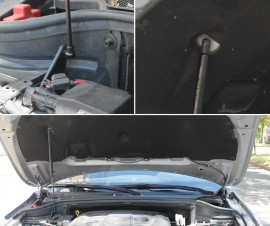 Газовый упор капота Jeep Grand Cherokee WK2 2010-2021 под железный капот