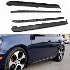 Накладки на пороги для Volkswagen Golf 6 GTi 2008-2012 ABS пластик