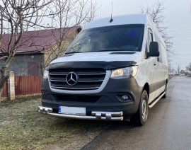 Захисна дуга переднього бампера Mercedes Sprinter W907/W910 2018+