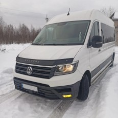 Мухобойка на капот Volkswagen Crafter 2 поколения 2017+