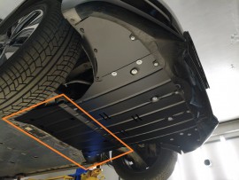 Защита разъемов батареи KIA EV6 2021+ стальная