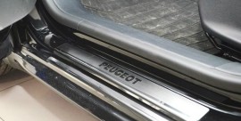 Накладки на пороги Пежо Біппер (захисні накладки Peugeot Bipper)